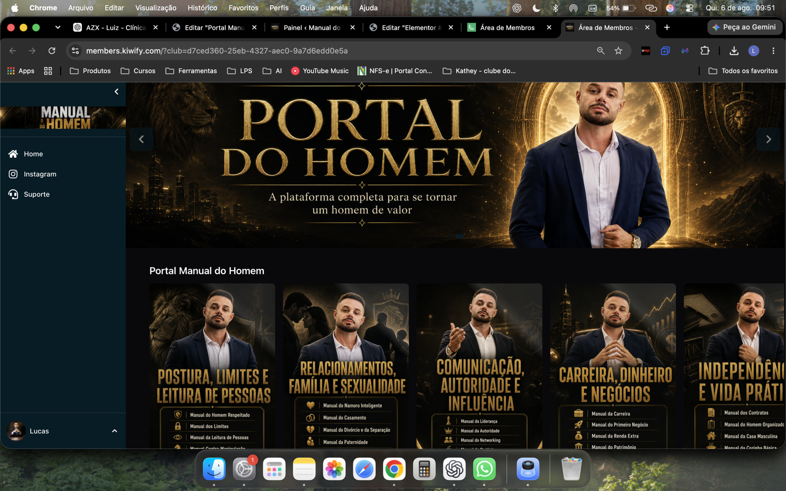 Plataforma Portal Manual do Homem